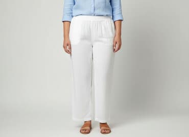 biale ubrania: Imię, Spodnie materiałowe damskie, rozmiar 3XL — 1