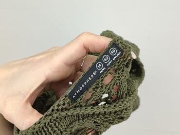 limonkowy sweter reserved: Atmosphere, Sweter damski, rozmiar L — 4