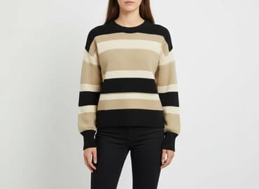 sweter w paski: Minus, Sweter damski, rozmiar XS — 6