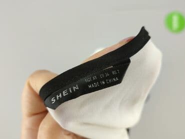 białe bluzki z czarną lamówką: Shein, Bluzka damska, rozmiar XS — 5