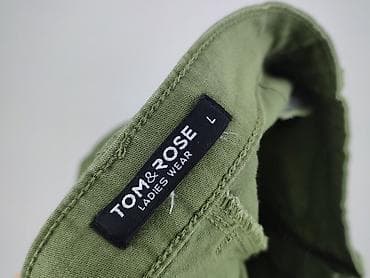 dungarees: Spodnie materiałowe damskie, rozmiar L — 4