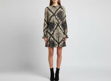 długie kozaki i sukienka: Imię, Sukienka damska, rozmiar S — 1