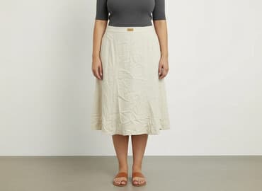 spódnice długie beżowa: Spódnica damska, rozmiar XL — 6