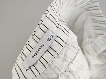 jeans na metry: Reserved, Spodnie materiałowe damskie, rozmiar M — 4