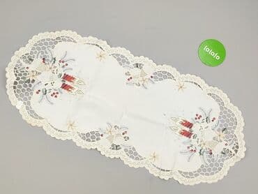 Tekstylia: Obrus 90 x 40, kolor - Beżowy, stan - Idealny — 3