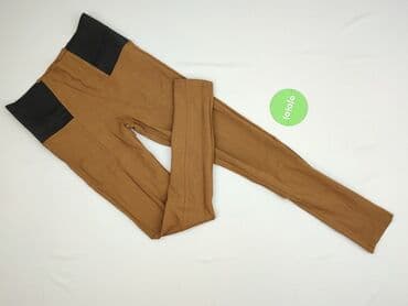 woskowane legginsy z wysokim stanem: Amisu, Leggings Elegant for women, size L (EU 40) — 2