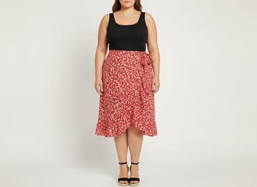 spódnica ze spodenkami shein: Shein Curve, Spódnica damska, rozmiar 4XL — 7