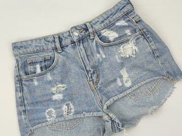 hm krótkie spodenki dzins low waist: H&M, Szorty damskie, rozmiar XS — 1