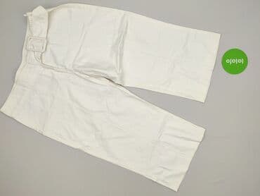 biale szerokie jeansy: Dunnes Stores, Spodnie 3/4 damskie, rozmiar XL — 2