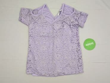 fioletowa marynarka h m: Bluzka damska, S — 2