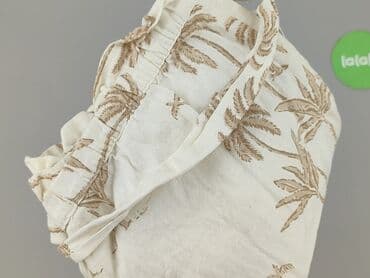 krótkie kremowe spodenki: H&M, Szorty damskie, rozmiar S — 5