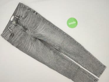 srebrne buty deichmann: DENIM JEANS, Jeansy damskie, M — 2