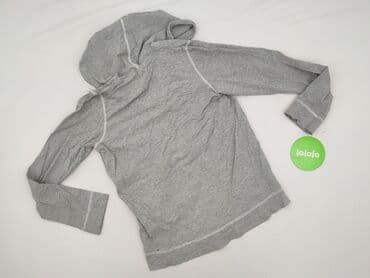 niebieska bluzka h m: H&M, Bluza z kapturem damska, rozmiar L — 4