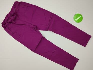 spodnie szeroki: Spodnie materiałowe damskie, rozmiar L — 2