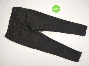 srebrne legginsy: M.Sara, Jeansy damskie, S — 3