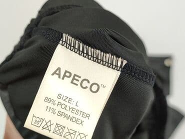 czarne legginsy push up legginsy podkreślające pośladki: A.P.C., Legginsy Ze skóry ekologicznej damskie, rozmiar L — 4