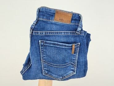 spodenki jeansowe z wysokim stanem pull and bear: Jeansy dla mężczyzn, rozmiar M — 6