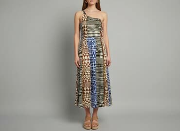 sukienki dla niskich i puszystych: Solar, Sukienka damska, rozmiar S — 1