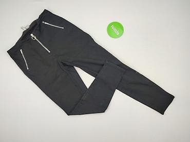 Trousers: H&M Divided, Material trousers for women, size M — 2