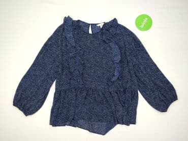 granatowe bluzki: H&M, Bluzka damska, rozmiar M — 6