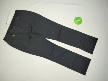 cargo wide leg: Spodnie materiałowe damskie, XL — 2