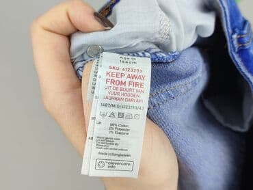 jeansy calvin klein: Spodnie jeansowe, New Look, 14 lat, 164, stan - Idealny — 5