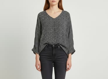 damska bluzka zapinana z tyłu krzyżówka: Жіноча блуза, розмір S — 1