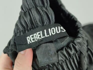 monnari czarne spodnie: Rebellious, Spodnie materiałowe damskie, rozmiar S — 4
