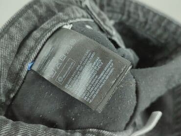 czarne spodnie z wysokim stanem reserved: Jeansy damskie, S — 4