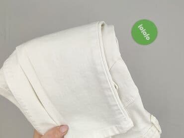 biale spodnie reserved: Reserved, Jeansy damskie, rozmiar L — 6