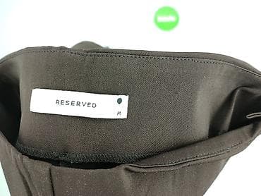 bialy top reserved: Spodnie materiałowe damskie, rozmiar M — 4