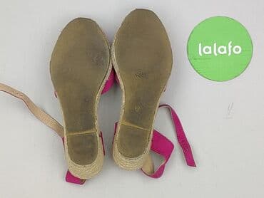 sukienka i sandały na koturnie: Sandały damskie, rozmiar 37 — 4