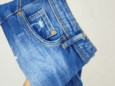 spodenki jeansowe z wysokim stanem pull and bear: Bershka, Szorty damskie, rozmiar M — 5