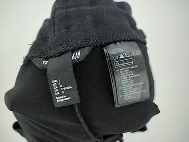 czarne dresy hm: H&M, Spodnie dresowe damskie, rozmiar L — 4