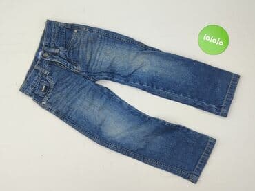 mango spodnie w paski: Spodnie jeansowe, Lupilu, 5-6 lat, 116, stan - Bardzo dobry — 2