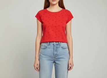 koszule świąteczne sinsay: Sinsay, T-shirt damski, rozmiar XS — 6