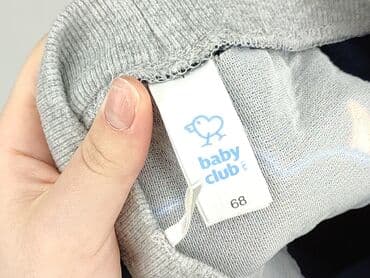 czarne rajstopy dla niemowlaka: Sweatpants, Baby club, 3-6 months, condition - Very good — 4