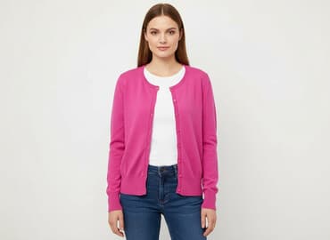 c a kurtki zimowe damskie: Kardigan damski, rozmiar M — 6