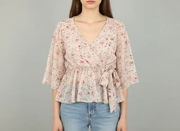 shein czarne bluzki: Shein, Bluzka damska, rozmiar M — 6