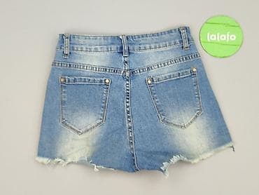 klapki na platformie deichmann: Denim, Szorty damskie, rozmiar S — 4