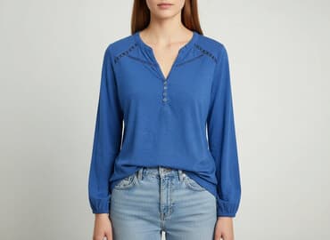 sweter piórkowy na drutach: Yessica, Bluzka damska, rozmiar S — 6