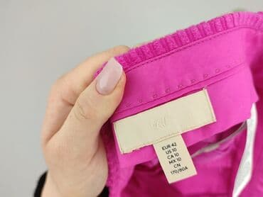 ocieplane rajstopy h m: H&M, Spodnie materiałowe damskie, rozmiar L — 4