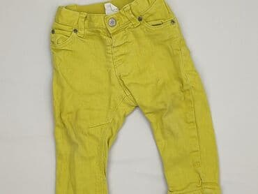 spodnie bojówki h m: Spodnie jeansowe, H&M, 3-6 miesięcy, stan - Idealny — 1