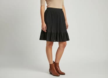 czarne plisowane spódniczka: Zara, Spódnica damska, rozmiar M — 7