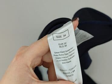 sukienka rozkloszowana dekolt łódka: Sukienka damska, rozmiar 2XS — 5