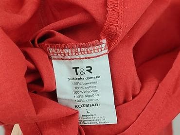 czerwoną sukienki: Tom Tailor, Sukienka damska, rozmiar L — 5