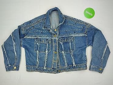 denim kurtka: Denim, Kurtka jeansowa damska, rozmiar 6XL — 2
