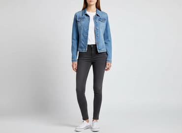 reserved kurtki jeansowe: Kurtka jeansowa damska, rozmiar S — 1