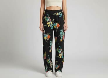 buty zimowe na szeroką stopę: Spodnie materiałowe damskie, rozmiar S — 5