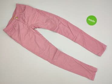 dżinsy w róże: Skinny, Jeansy damskie, rozmiar S — 2